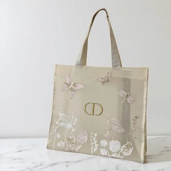 Christian Dior Large Tote Mesh Bag GWP VIP Gift Brand New - Picture 1 of 6